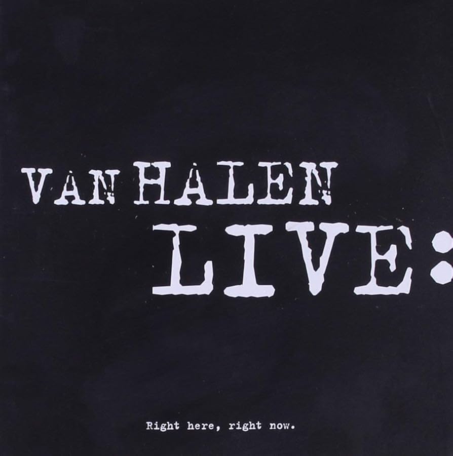 Live: Right Here, Right Now (2CD): Van Halen: Amazon.ca: Music